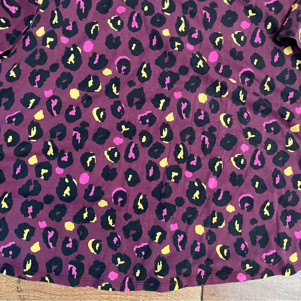 Justice girls LS long sleeve animal print dress Sz 16/18+ plus